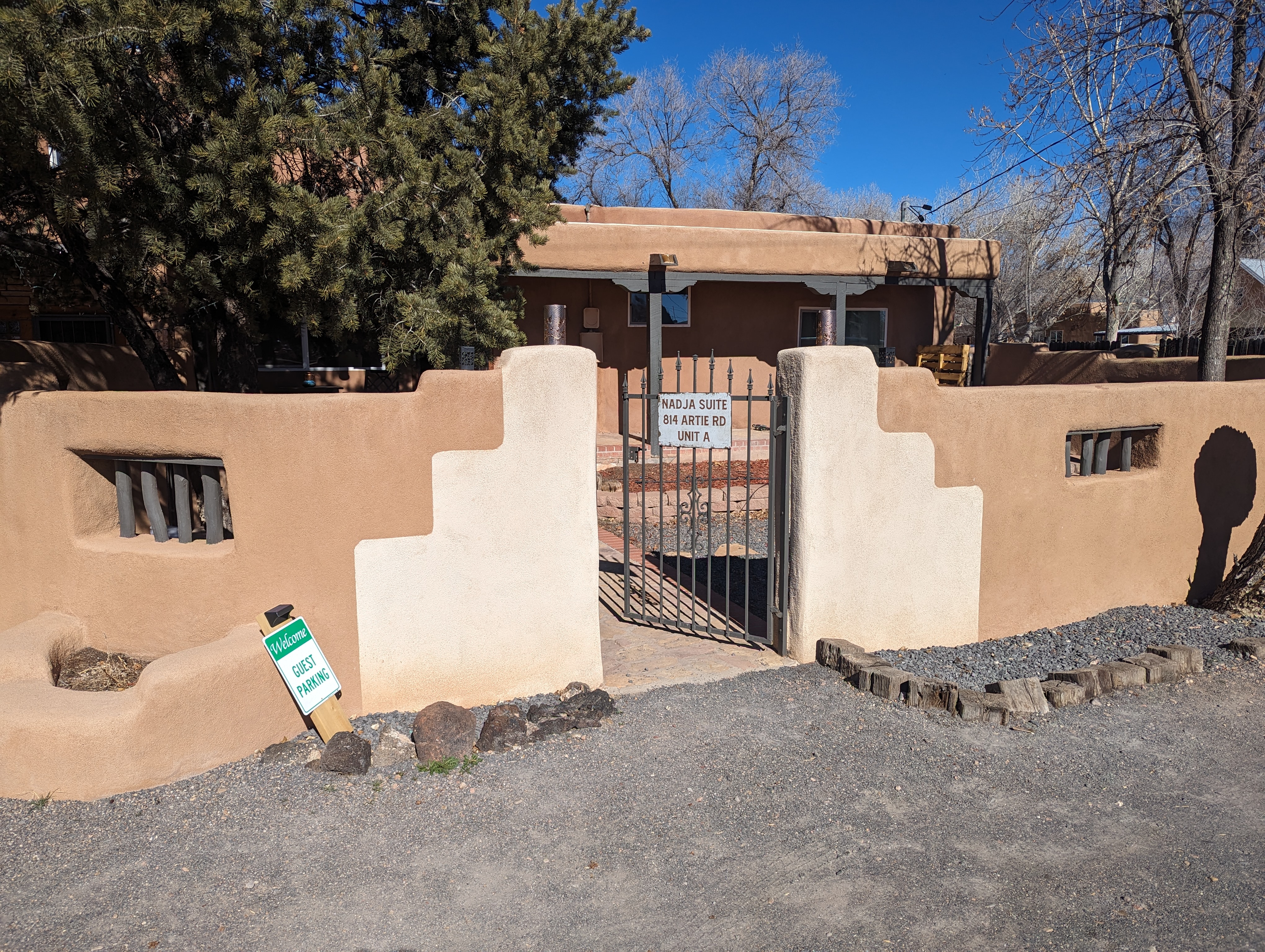 Image of the courtyard entrance gate